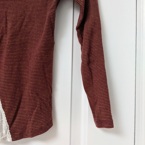 Perimitz Girls Long Sleeves Stripes 3D decoration Top - Picture 9 of 16